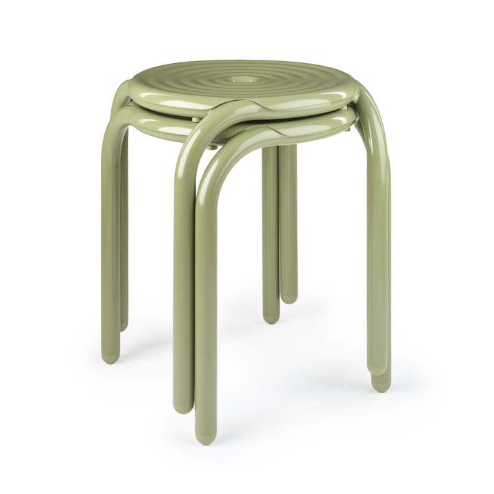 Groove Hocker 45 cm, Moss Tom Dixon