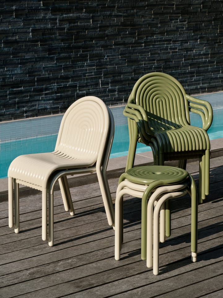 Groove Hocker 45 cm, Putty Tom Dixon
