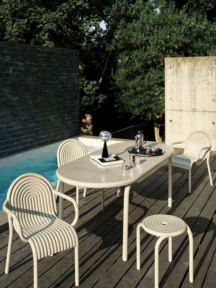 Groove Hocker 45 cm, Putty Tom Dixon
