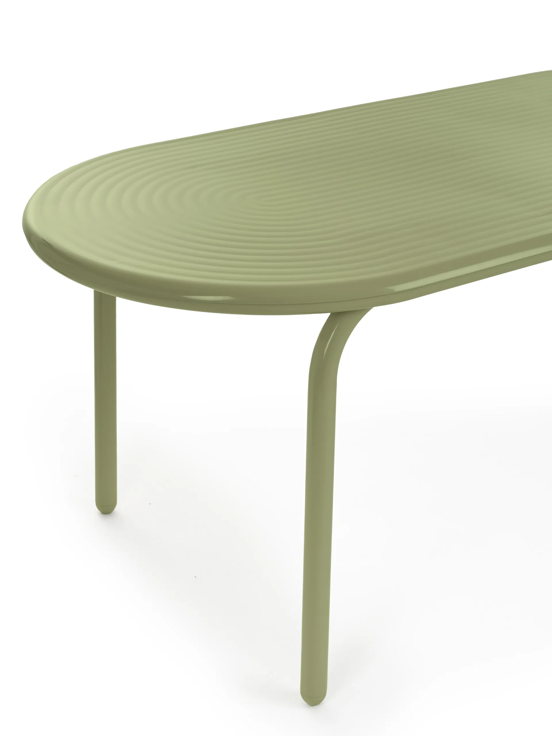 Groove Obround Esstisch - Moss, 86x186 cm Tom Dixon
