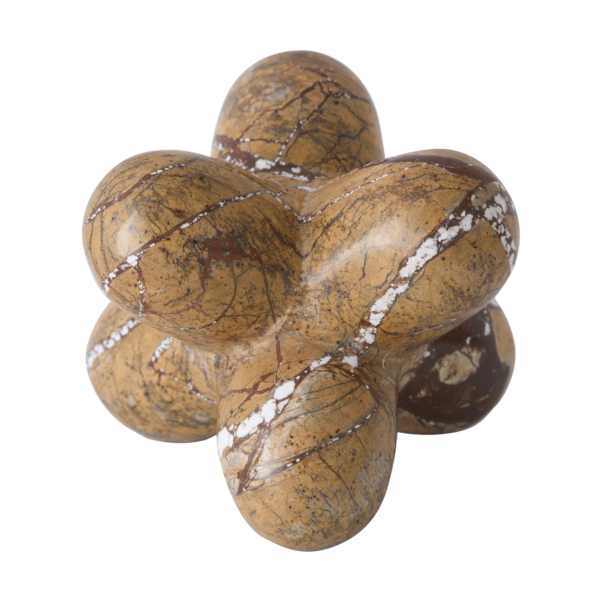 Jack Dekoobjekt, Forest brown marble, 10x8,5 cm Tom Dixon