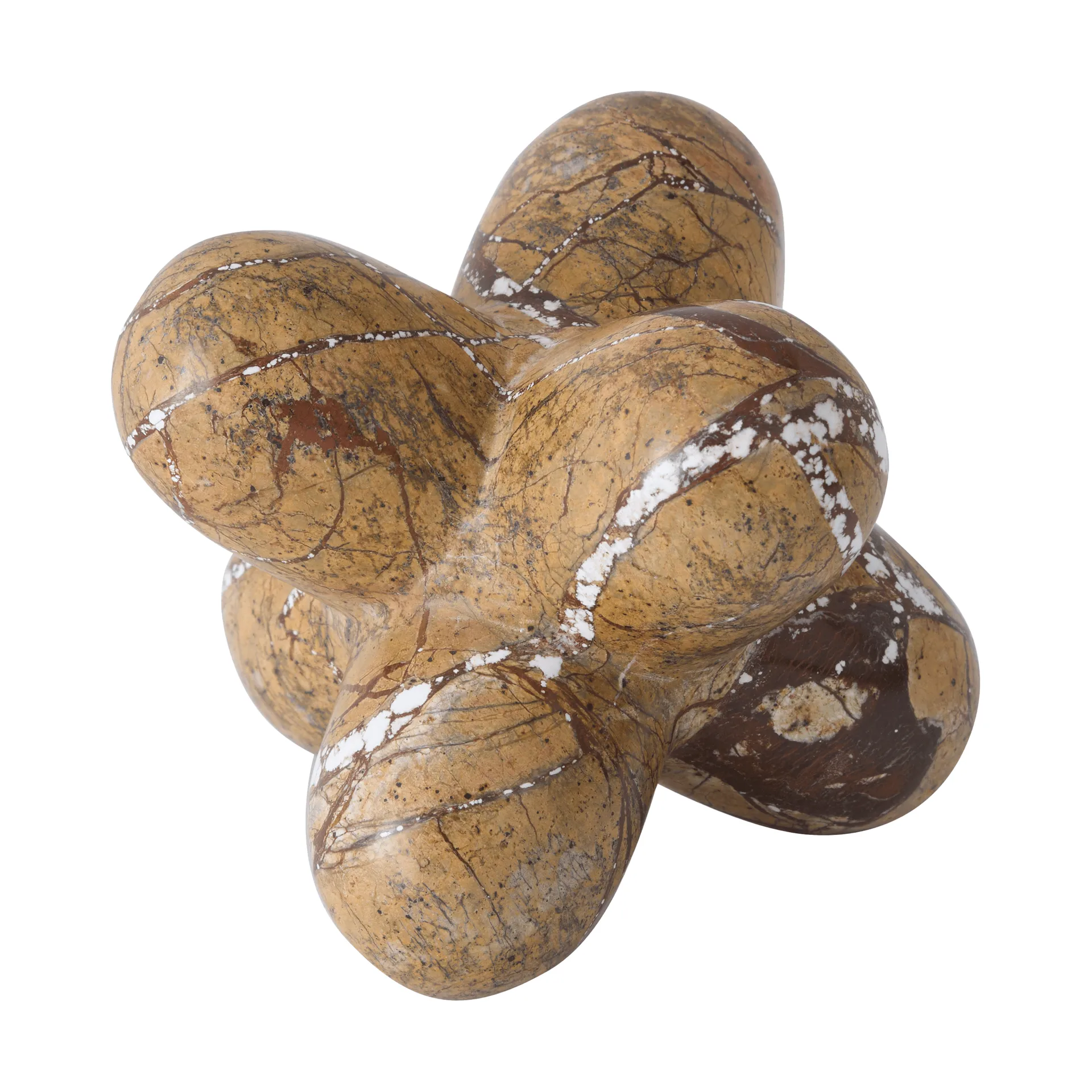 Jack Dekoobjekt, Forest brown marble, 10x8,5 cm Tom Dixon