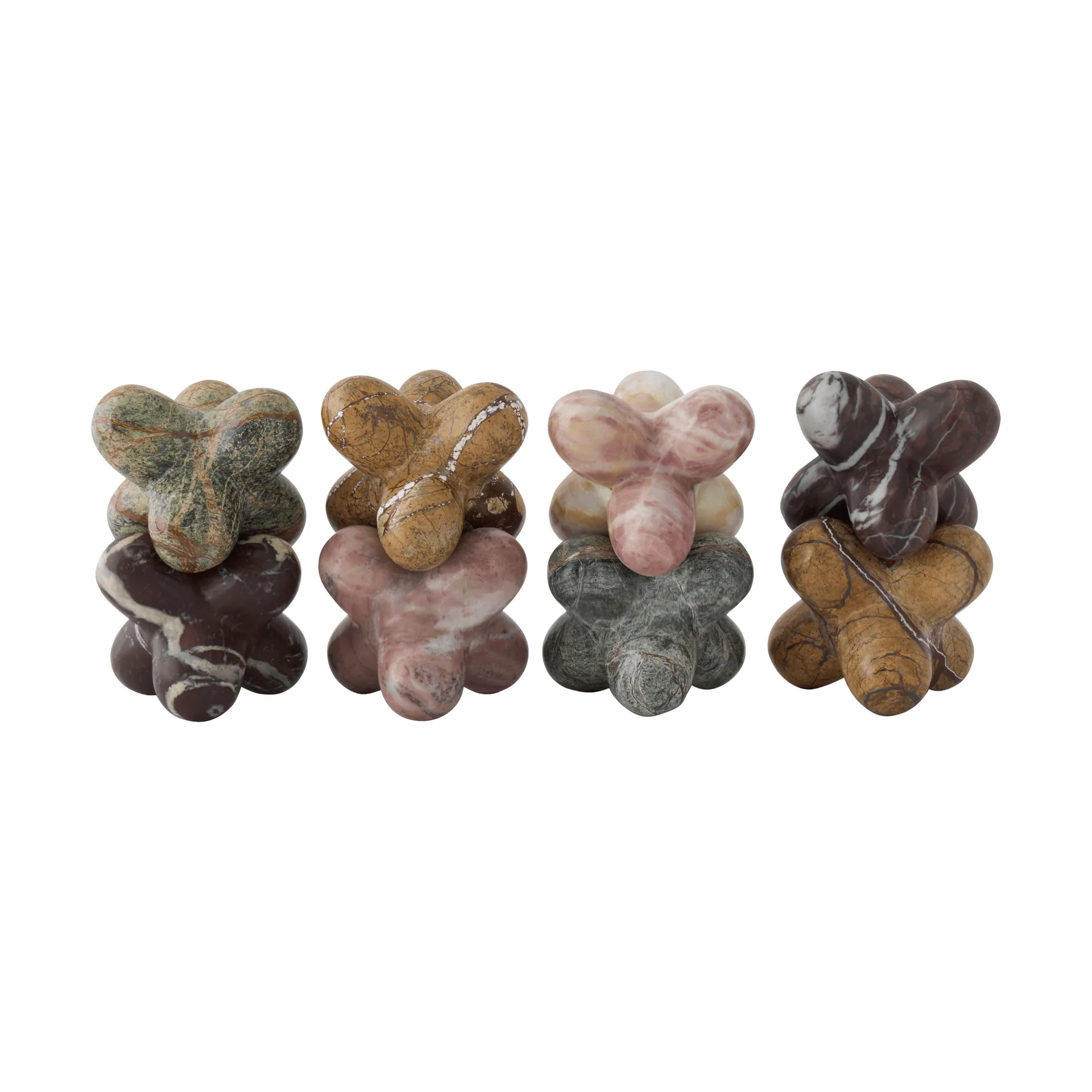 Jack Dekoobjekt, Forest brown marble, 10x8,5 cm Tom Dixon