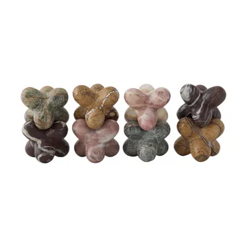 Jack Dekoobjekt - Forest brown marble, 10x8,5 cm - Tom Dixon