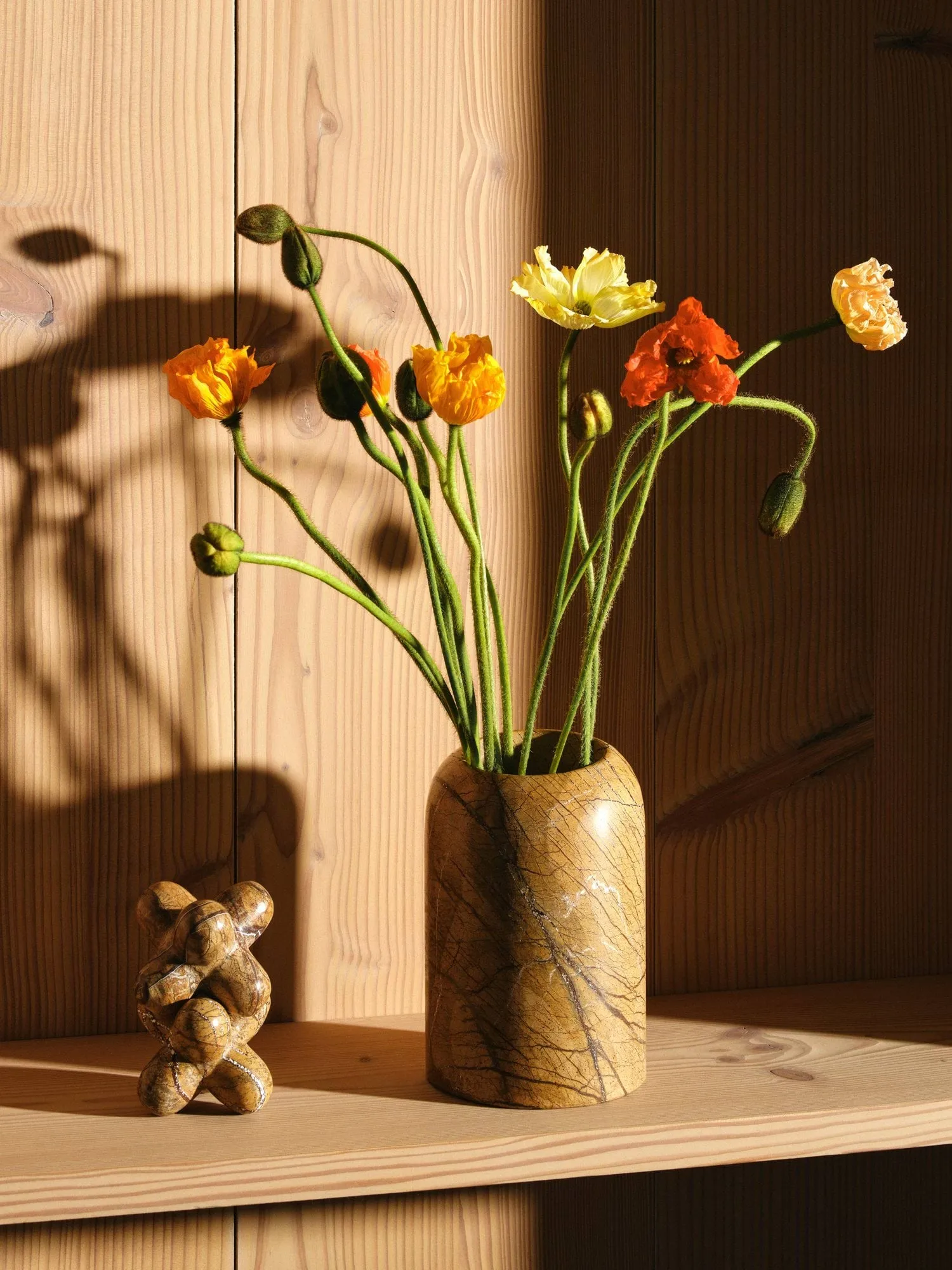 Jack Dekoobjekt, Forest brown marble, 10x8,5 cm Tom Dixon