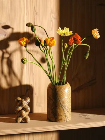 Jack Dekoobjekt - Forest brown marble, 10x8,5 cm - Tom Dixon