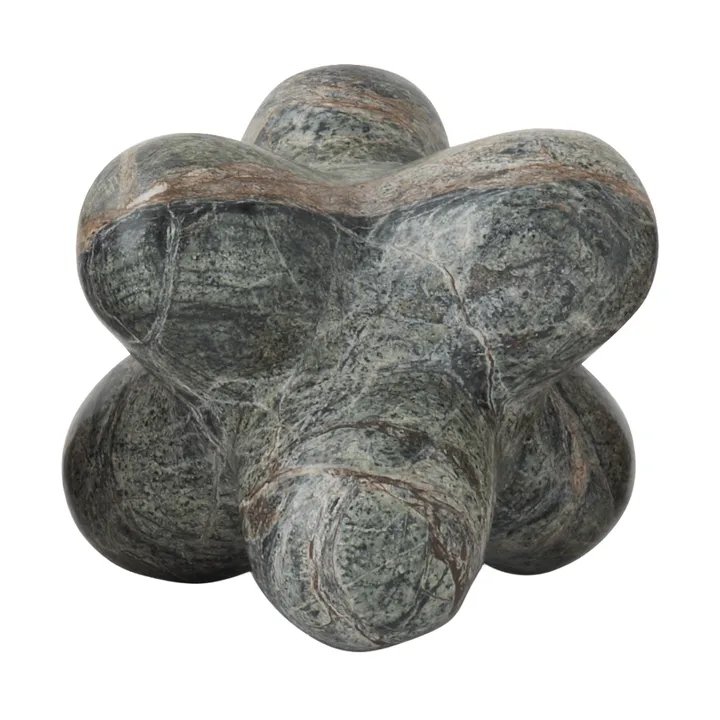 Jack Dekoobjekt - Forest green marble, 10x8,5 cm - Tom Dixon