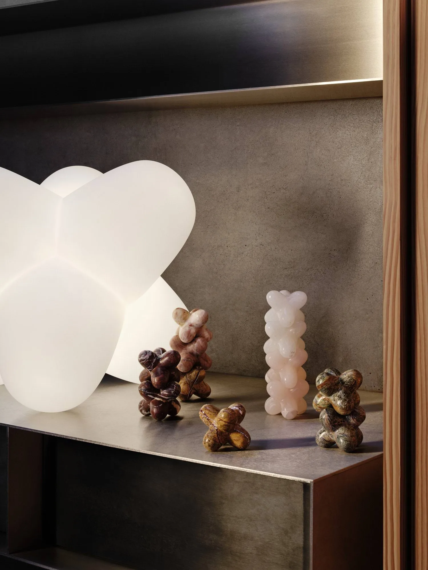 Jack Dekoobjekt, Pink indian onyx, 10x8,5 cm Tom Dixon