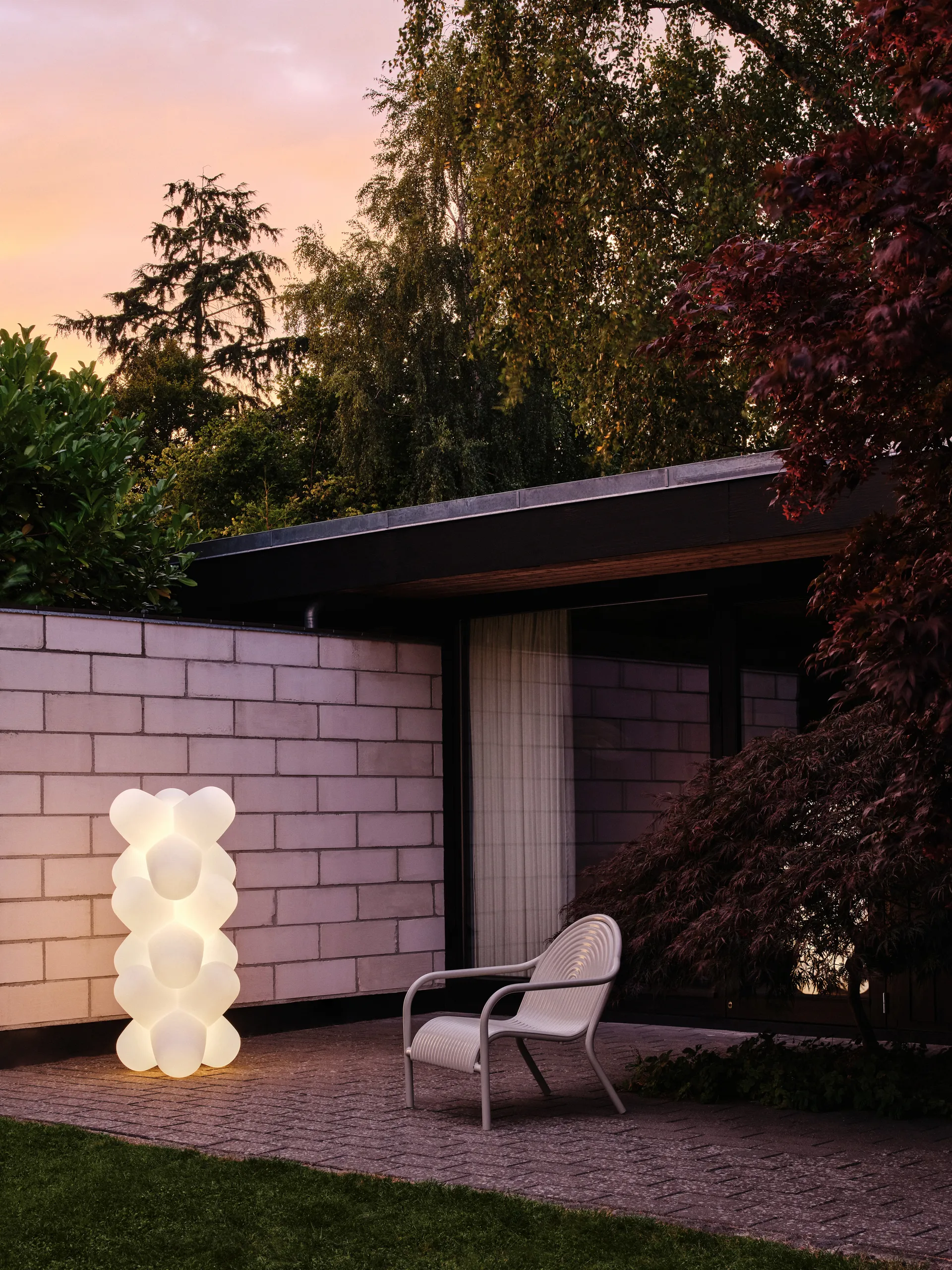 Jack tragbare Stehleuchte, White Tom Dixon