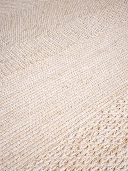 Knotty Teppich, Weiß 170x240 cm Tom Dixon