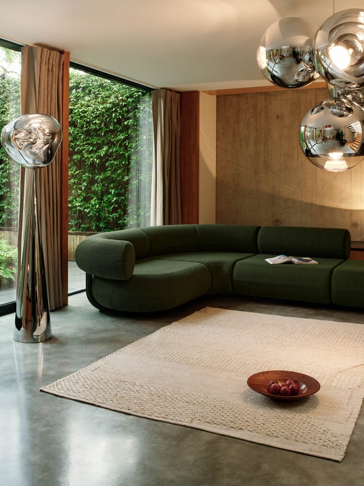 Knotty Teppich, Weiß 170x240 cm Tom Dixon