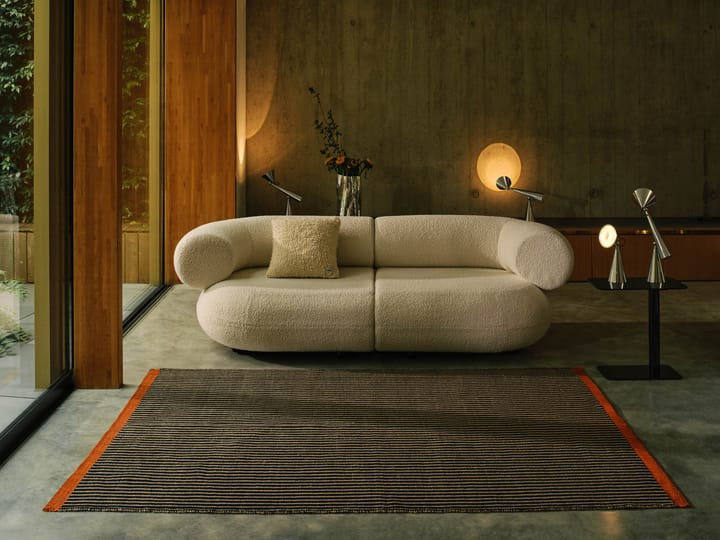 Line Teppich, Schwarz 170x240 cm Tom Dixon