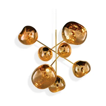 Melt Chandelier large Kronleuchter LED 196 cm - Gold - Tom Dixon