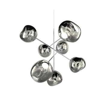 Melt Chandelier large Kronleuchter LED 196 cm - Silver - Tom Dixon