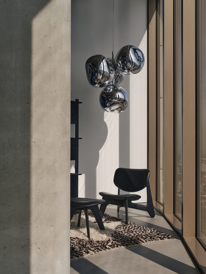 Melt Chandelier large Kronleuchter LED 196 cm, Silver Tom Dixon