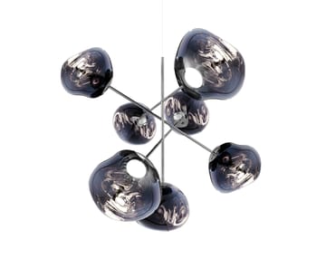 Melt Chandelier large Kronleuchter LED 196 cm - Smoke - Tom Dixon