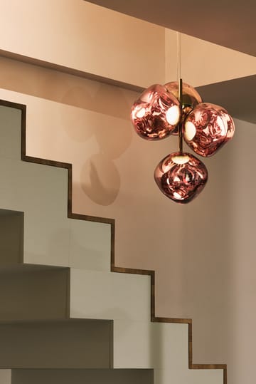Melt Chandelier mini Kronleuchter LED 63,4 cm - Copper - Tom Dixon