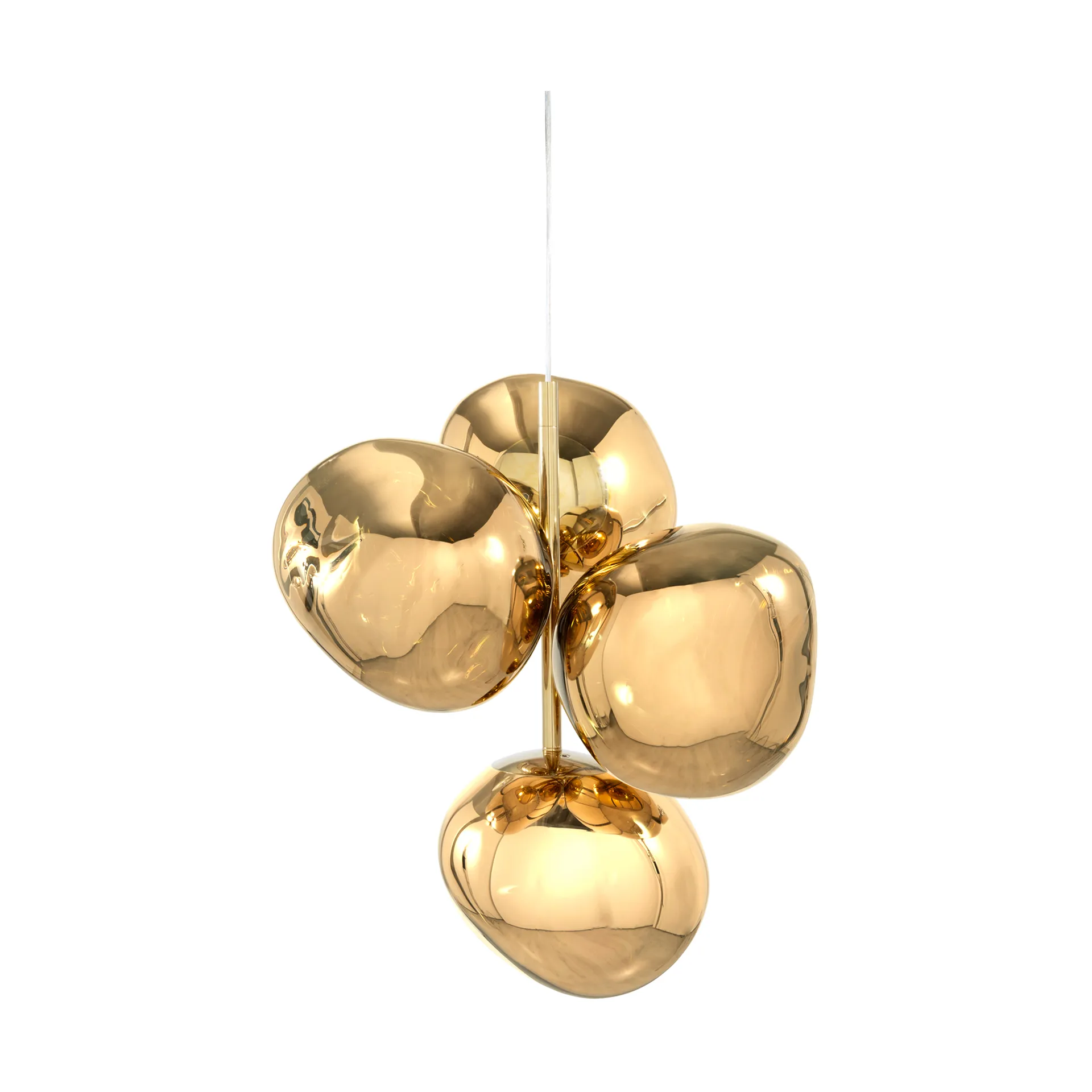 Melt Chandelier mini Kronleuchter LED 63,4 cm, Gold Tom Dixon