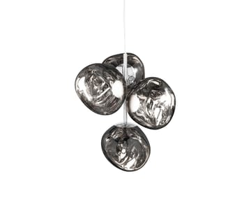 Melt Chandelier mini Kronleuchter LED 63,4 cm - Silver - Tom Dixon