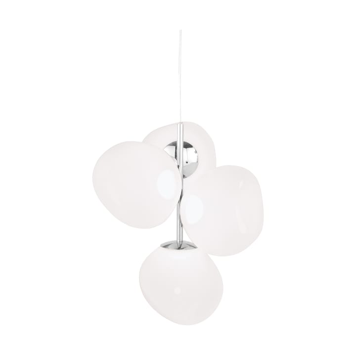 Melt Chandelier small Kronleuchter LED 103 cm - Opal-silver - Tom Dixon