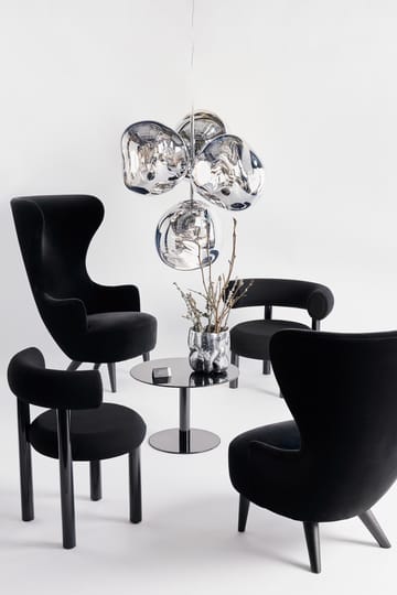 Melt Chandelier small Kronleuchter LED 103 cm - Silver - Tom Dixon