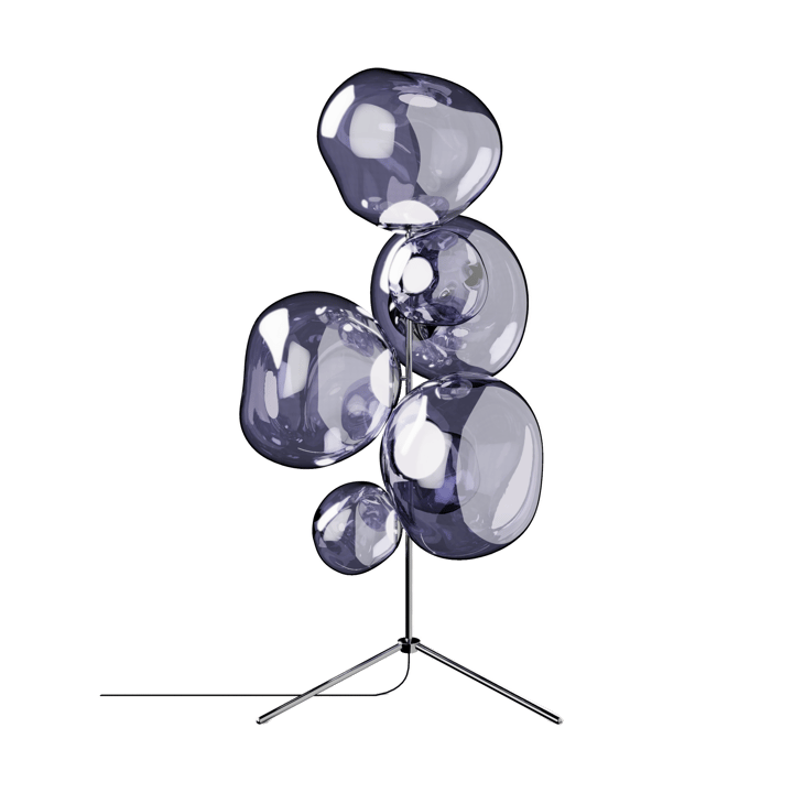Melt Chandelier Stehleuchte LED 175 cm - Smoke - Tom Dixon