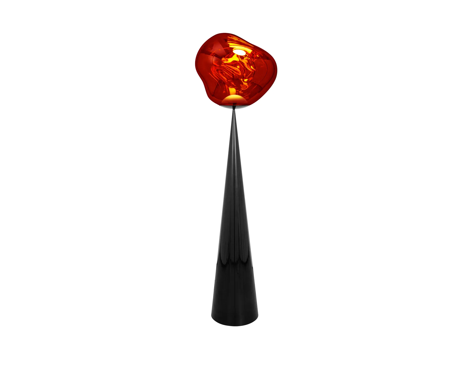 Melt Cone fat Stehleuchte LED 174,5 cm, Copper Tom Dixon