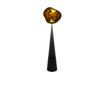Melt Cone fat Stehleuchte LED 174,5 cm - Gold - Tom Dixon