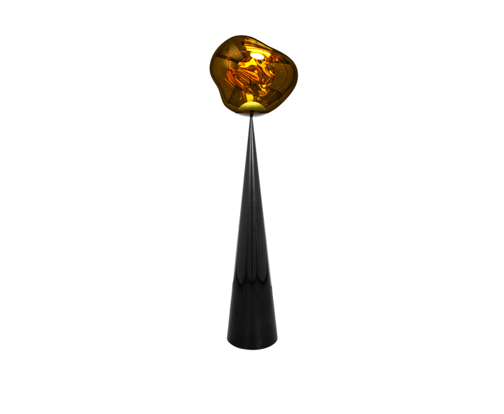 Melt Cone fat Stehleuchte LED 174,5 cm, Gold Tom Dixon