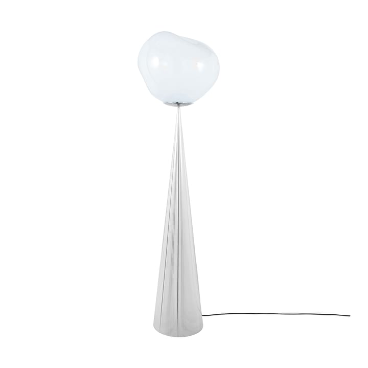 Melt Cone fat Stehleuchte LED 174,5 cm - Opal-silver - Tom Dixon