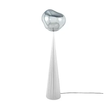 Melt Cone fat Stehleuchte LED 174,5 cm - Silver-silver - Tom Dixon