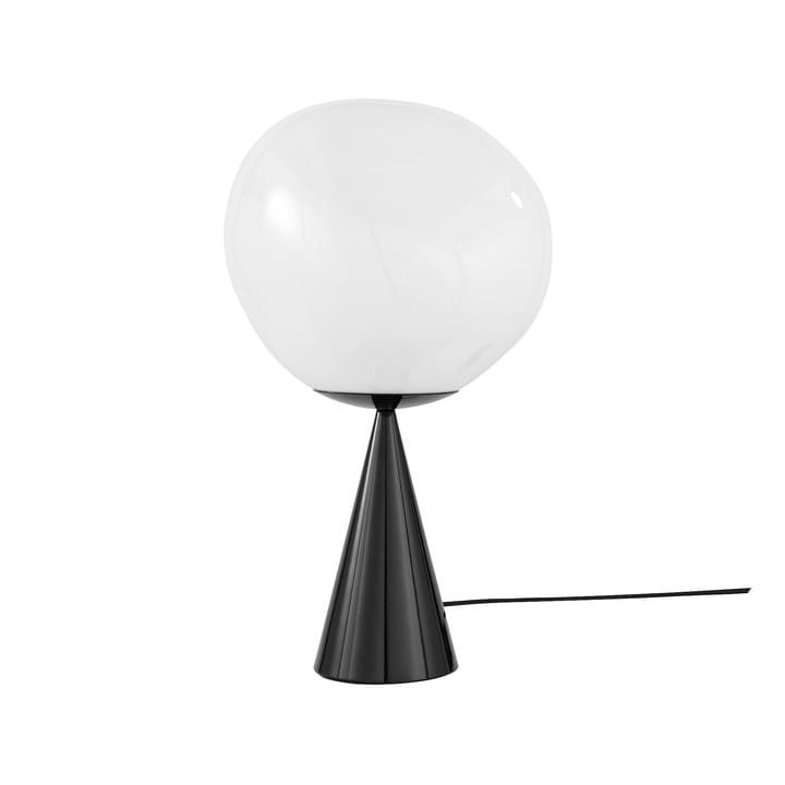Melt Cone fat Tischleuchte LED 46,5 cm - Opal-black - Tom Dixon