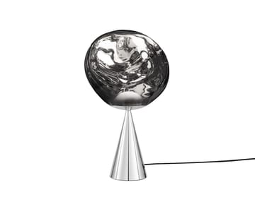 Melt Cone fat Tischleuchte LED 46,5 cm - Silver-silver - Tom Dixon