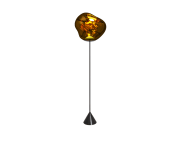 Melt Cone slim Stehleuchte LED 180 cm - Gold - Tom Dixon