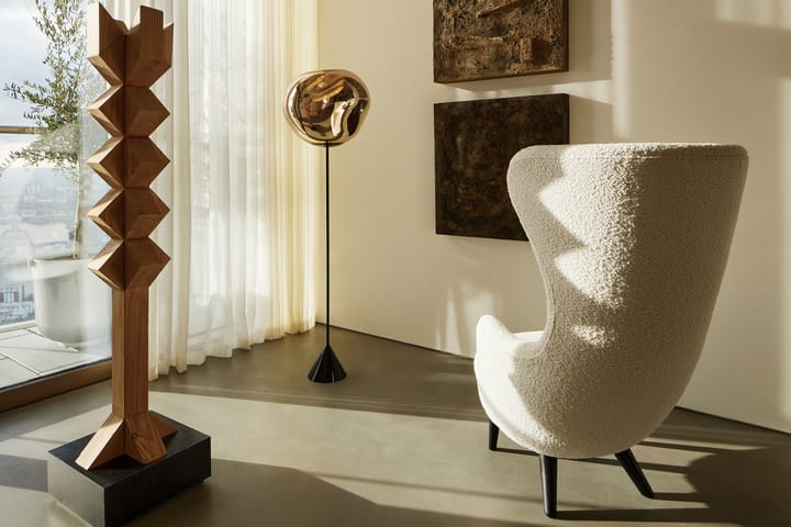 Melt Cone slim Stehleuchte LED 180 cm, Gold Tom Dixon