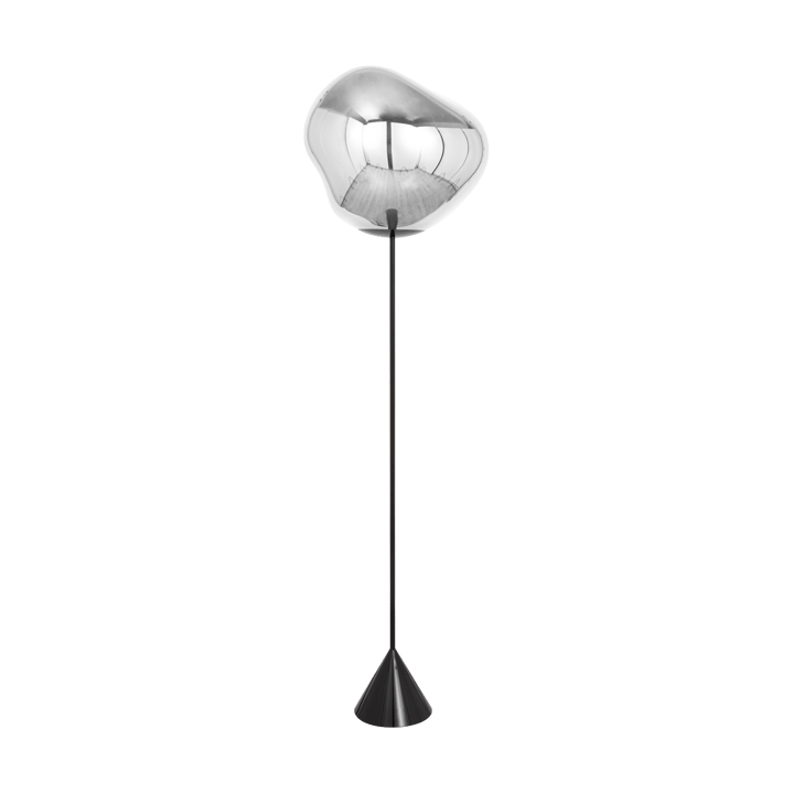 Melt Cone slim Stehleuchte LED 180 cm - Silver - Tom Dixon