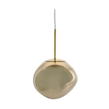 Melt Pendelleuchte LED - Bronze, mini 27x28 cm - Tom Dixon