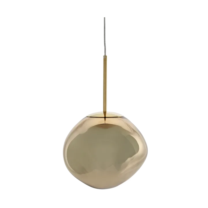 Melt Pendelleuchte LED - Bronze, mini 27x28 cm - Tom Dixon
