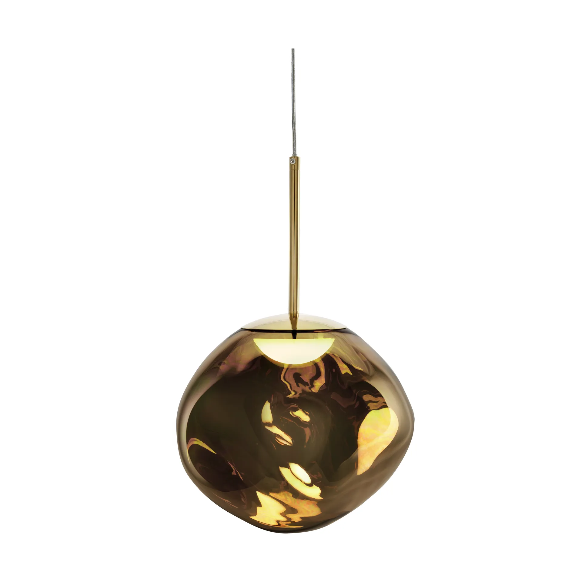 Melt Pendelleuchte LED, Bronze, mini 27x28 cm Tom Dixon