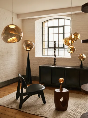 Melt Pendelleuchte LED - Bronze, mini 27x28 cm - Tom Dixon
