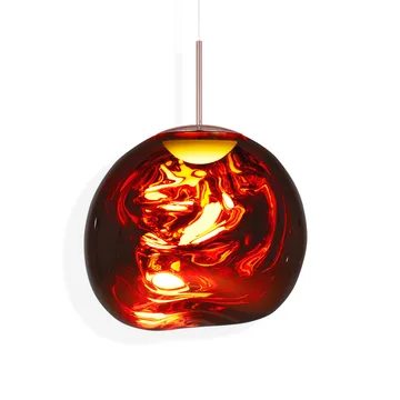 Melt Pendelleuchte LED - Copper (Kupfer), medium 50x50 cm - Tom Dixon
