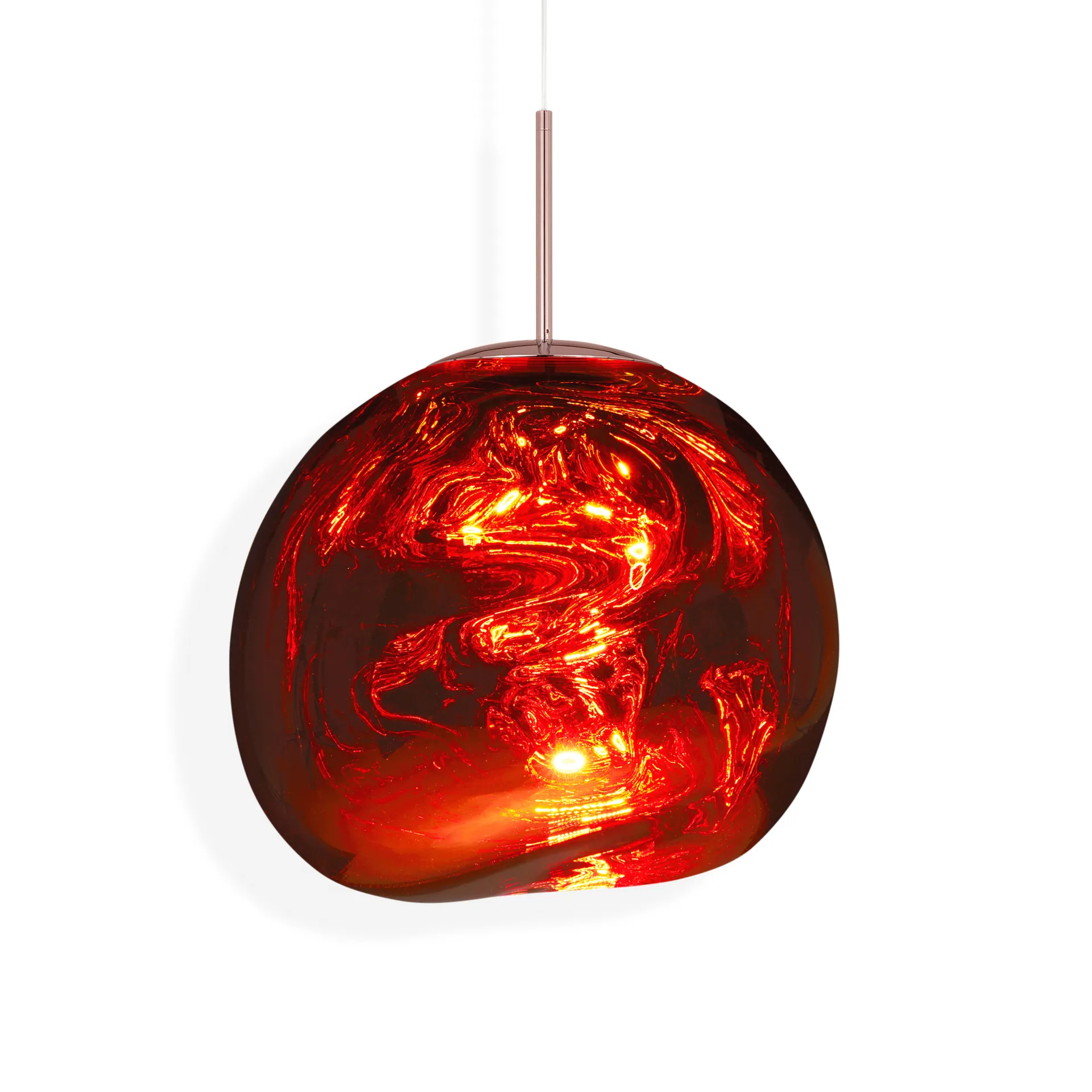 Melt Pendelleuchte LED, Copper (Kupfer), medium 50x50 cm Tom Dixon