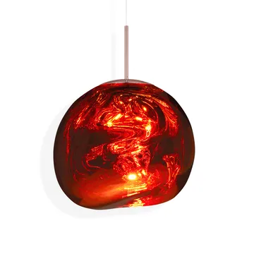 Melt Pendelleuchte LED - Copper (Kupfer), medium 50x50 cm - Tom Dixon