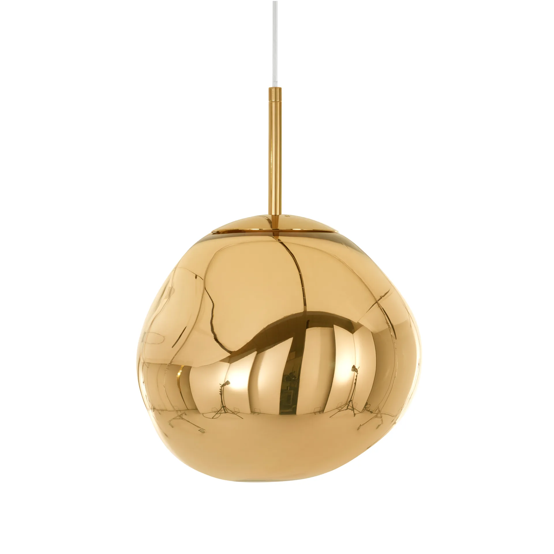Melt Pendelleuchte LED, Gold, mini 27x28 cm Tom Dixon