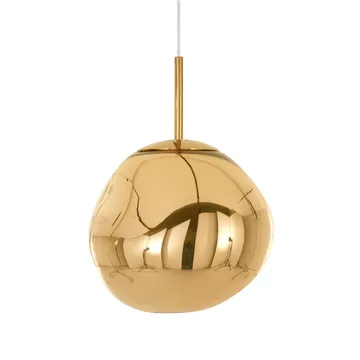 Melt Pendelleuchte LED - Gold, mini 27x28 cm - Tom Dixon