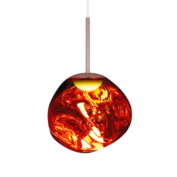 Melt Pendelleuchte LED - Kupfer, mini 27x28 cm - Tom Dixon