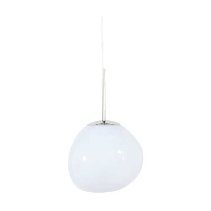 Melt Pendelleuchte LED - Opal-silver, mini 27x28 cm - Tom Dixon