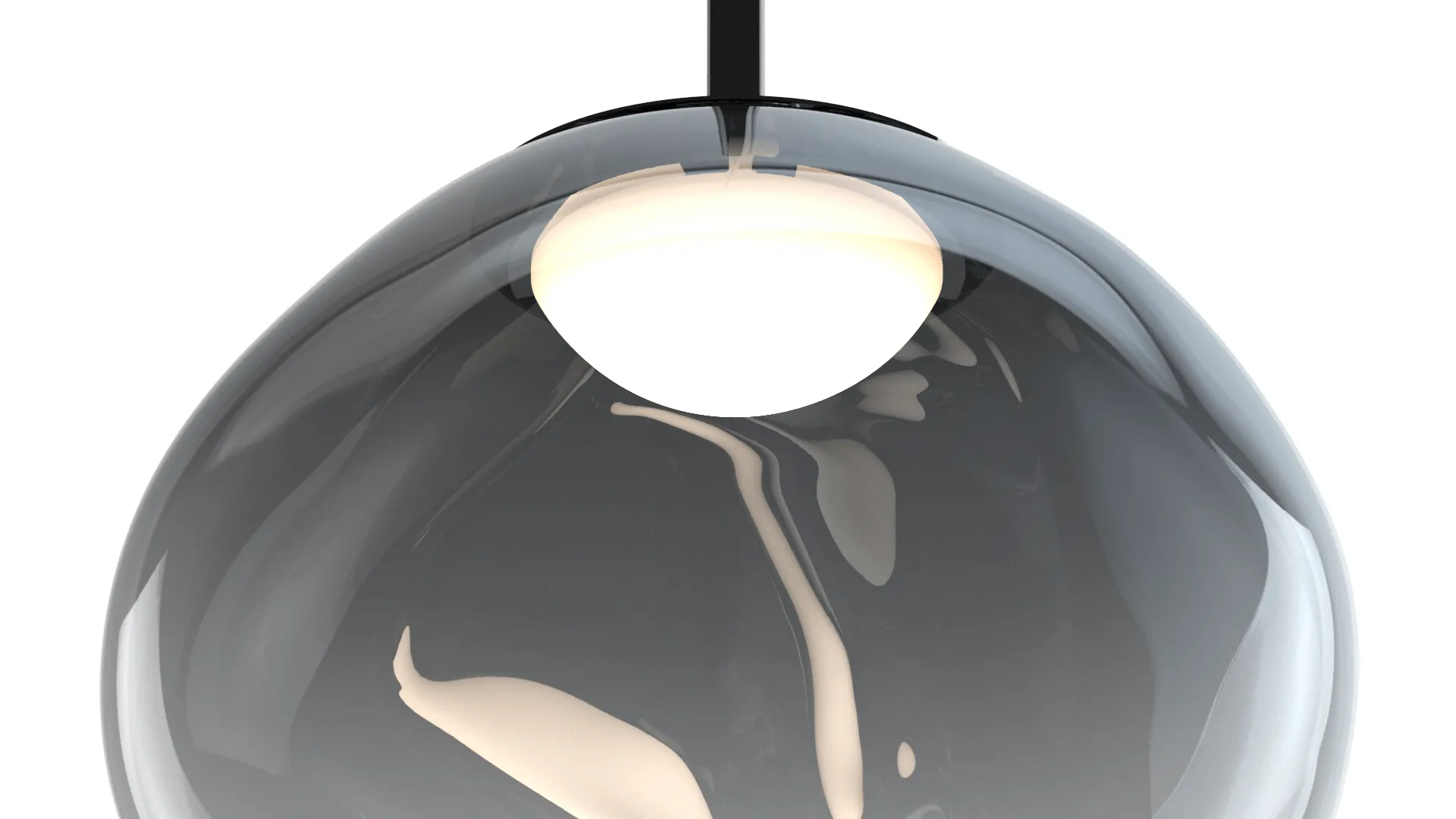 Melt Pendelleuchte mini LED, Nickel Tom Dixon