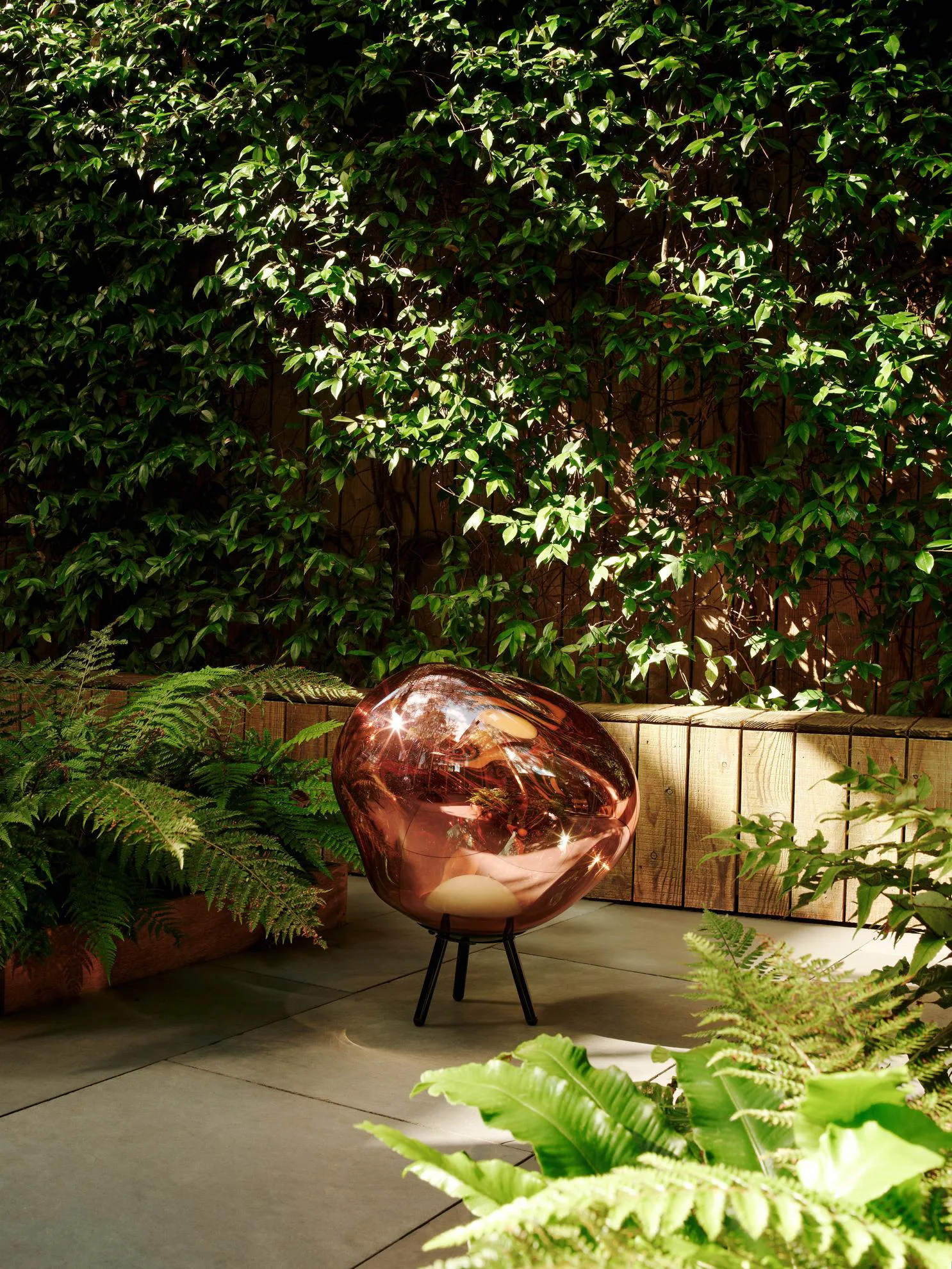 Melt Portable LED Large Stehleuchte, Copper Tom Dixon