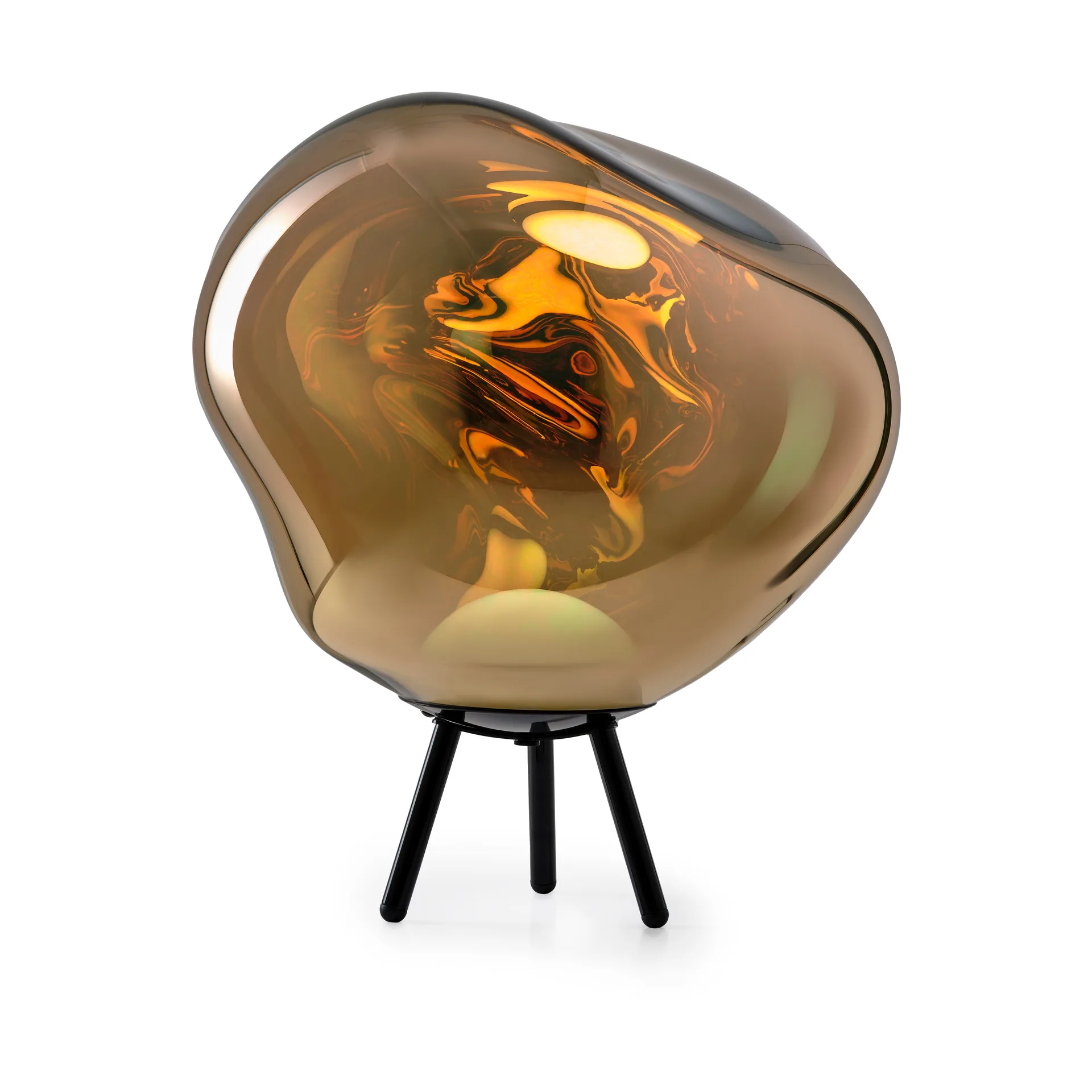 Melt Portable LED Large Stehleuchte, Gold Tom Dixon